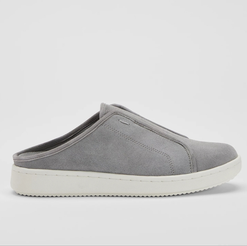 Eileen Fisher Pacy (Gray) Suede Slip-on Sneaker NWOT